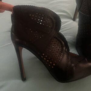 Nine West Black Cutout Heels